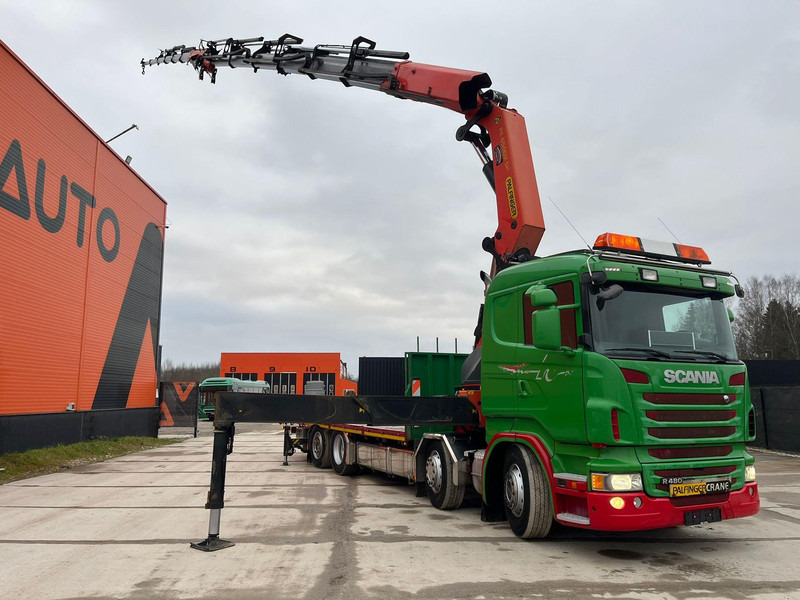 Dropside/ Flatbed truck, Crane truck Scania R 480 8x2*6 PK 65002 + JIB / PLATFORM L=7518 mm: picture 10 Dropside/ Flatbed truck, Crane truck Scania R 480 8x2*6 PK 65002 + JIB / PLATFORM L=7518 mm: picture 10