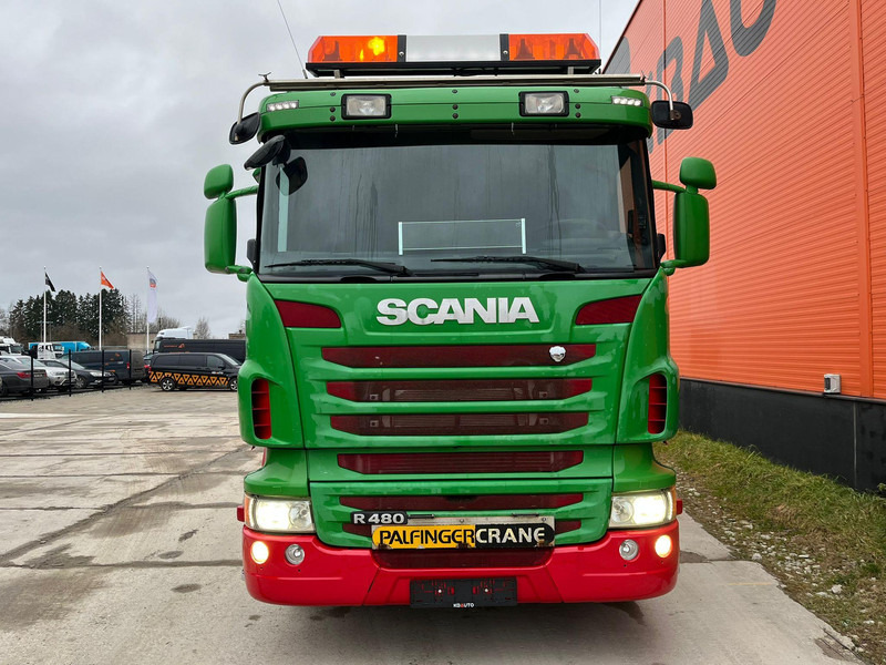 Scania R 480 8x2*6 PK 65002 + JIB / PLATFORM L=7518 mm - Dropside/ Flatbed truck, Crane truck: picture 3 Scania R 480 8x2*6 PK 65002 + JIB / PLATFORM L=7518 mm - Dropside/ Flatbed truck, Crane truck: picture 3