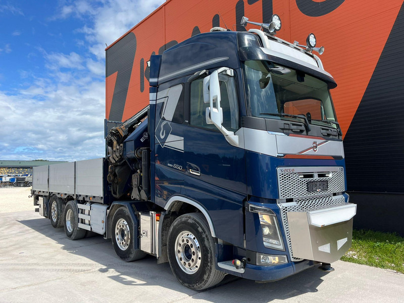 Volvo FH 16 650 8x2*6 HMF 6020K-RC + JIB / PLATFORM L=6344 mm - Dropside/ Flatbed truck, Crane truck: picture 4 Volvo FH 16 650 8x2*6 HMF 6020K-RC + JIB / PLATFORM L=6344 mm - Dropside/ Flatbed truck, Crane truck: picture 4
