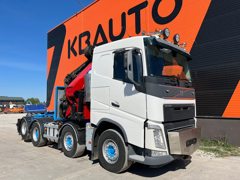Volvo FH 500 8x2*4 HMF 6020 OK6 / JIB FJ1200 K6 / WINCH - Dropside/ Flatbed truck, Crane truck: picture 4 Volvo FH 500 8x2*4 HMF 6020 OK6 / JIB FJ1200 K6 / WINCH - Dropside/ Flatbed truck, Crane truck: picture 4
