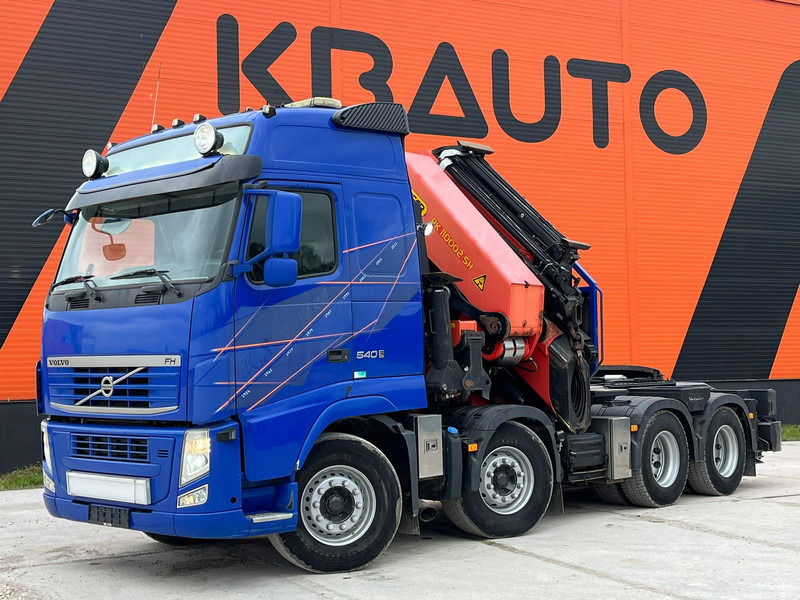Volvo FH 540 8x4 PALFINGER PK110002 / RETARDER - Dropside/ Flatbed truck, Crane truck: picture 2 Volvo FH 540 8x4 PALFINGER PK110002 / RETARDER - Dropside/ Flatbed truck, Crane truck: picture 2