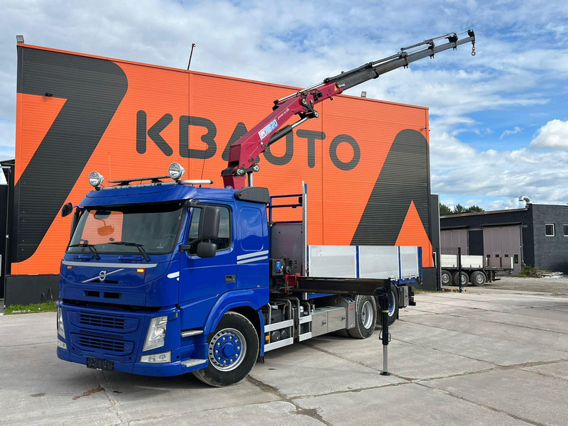 Volvo FM 450 6x4*4 HYDRODRIVE HMF 1820-K5 / 1267 PTO HOURS / PLATFORM L=6240-7240 mm EXTENDABLE - Dropside/ Flatbed truck, Crane truck: picture 1 Volvo FM 450 6x4*4 HYDRODRIVE HMF 1820-K5 / 1267 PTO HOURS / PLATFORM L=6240-7240 mm EXTENDABLE - Dropside/ Flatbed truck, Crane truck: picture 1