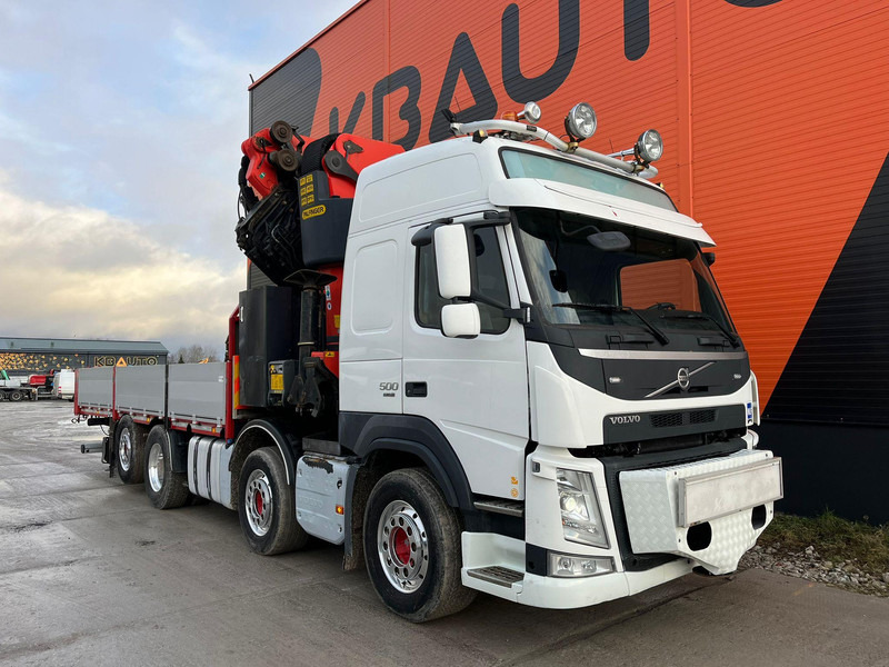Volvo FM 500 8x2*6 COMBI / EXTENDABLE PLATFORM + TRACTOR / PK65002 + JIB + WINCH / PLATFORM L=6498 mm - Dropside/ Flatbed truck, Crane truck: picture 4 Volvo FM 500 8x2*6 COMBI / EXTENDABLE PLATFORM + TRACTOR / PK65002 + JIB + WINCH / PLATFORM L=6498 mm - Dropside/ Flatbed truck, Crane truck: picture 4