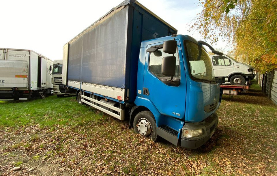 Renault 10.180 DXI MIDLUM MANUAL E5 BURTOFIRANA WINDA - Curtain side truck: picture 2 Renault 10.180 DXI MIDLUM MANUAL E5 BURTOFIRANA WINDA - Curtain side truck: picture 2