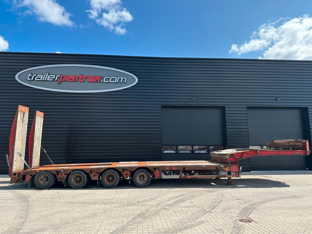 Faymonville 4 achs tieflader / Baggermulde - Low loader semi-trailer: picture 1 Faymonville 4 achs tieflader / Baggermulde - Low loader semi-trailer: picture 1