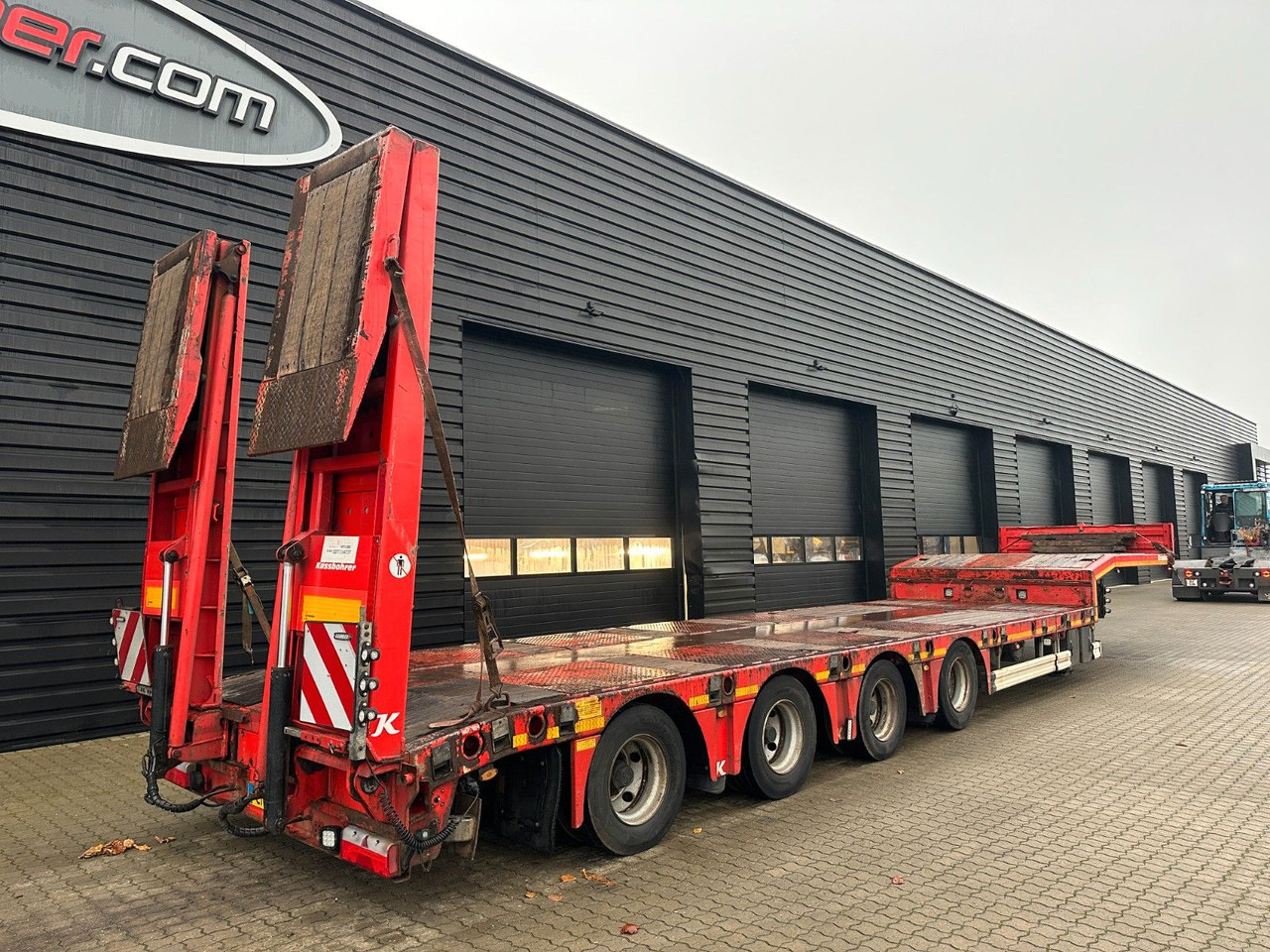 Kässbohrer 4 achs tieflader / ausziehbar - Low loader semi-trailer: picture 2 Kässbohrer 4 achs tieflader / ausziehbar - Low loader semi-trailer: picture 2