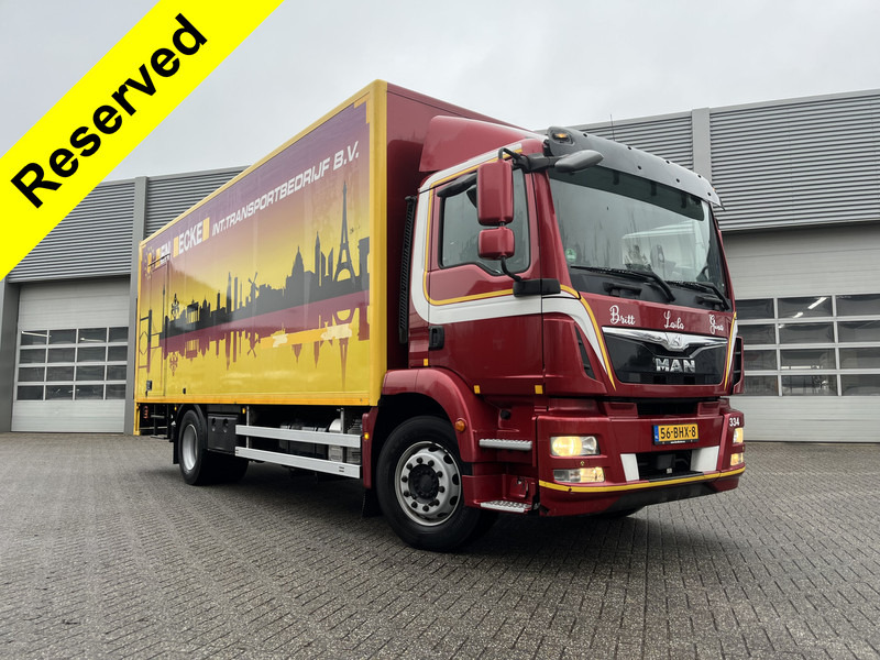 Box truck MAN TGM 18.250 Euro 6 / 18 Ton / 639 dkm / Box / Loadlift / APK TUV 12-25: picture 1