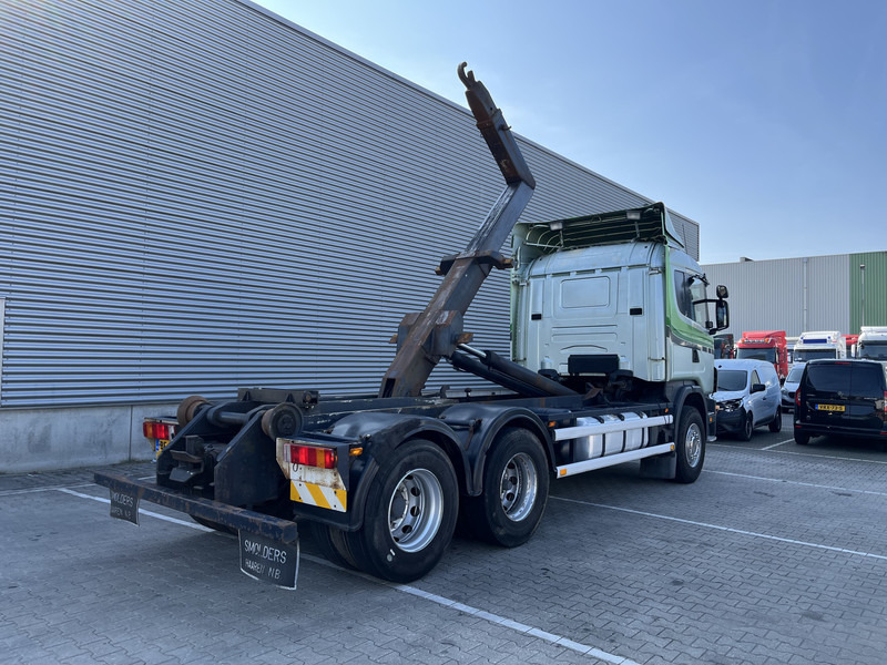 Scania R 144G V8 460 6x2 Boogie / 874 dkm / Blad - Blad / Hook Lift / NL Truck - Hook lift truck: picture 2 Scania R 144G V8 460 6x2 Boogie / 874 dkm / Blad - Blad / Hook Lift / NL Truck - Hook lift truck: picture 2