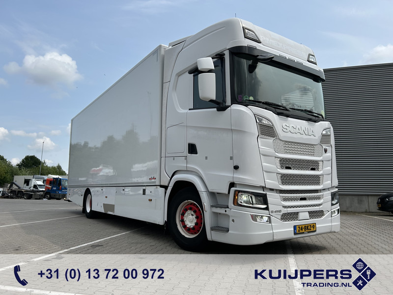 Scania S410 Highline / 491 dkm / Box 8.1 mtr / Laadklep 3000 kg - Box truck: picture 1 Scania S410 Highline / 491 dkm / Box 8.1 mtr / Laadklep 3000 kg - Box truck: picture 1