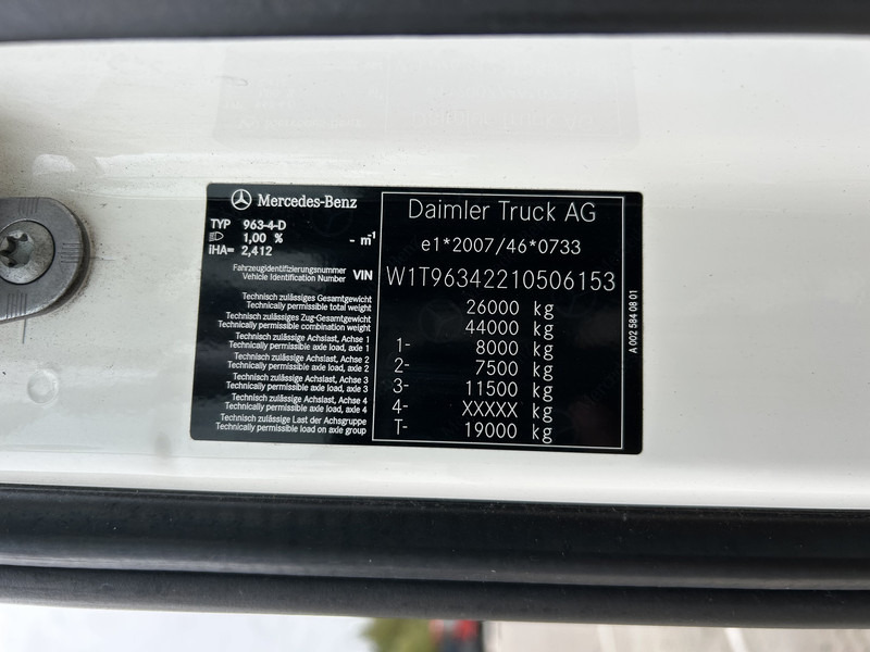 Tractor unit Mercedes-Benz Actros 2645 Bigspace / 377 dkm / 6x2 / APK TUV 05-26: picture 17