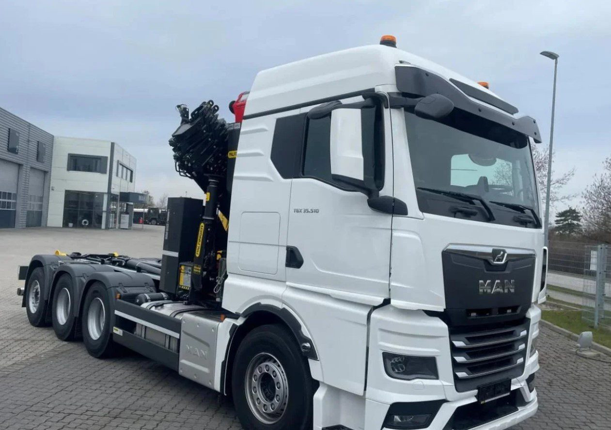 MAN TGS 35.510 8×4 Tridem kranväxlare Palfinger - Hook lift truck, Crane truck: picture 2 MAN TGS 35.510 8×4 Tridem kranväxlare Palfinger - Hook lift truck, Crane truck: picture 2
