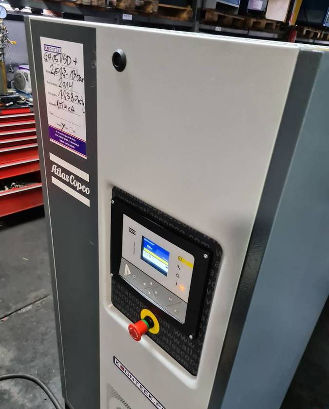 Kompresor śrubowy Atlas Copco GA 15 VSD ff + - Air compressor: picture 1 Kompresor śrubowy Atlas Copco GA 15 VSD ff + - Air compressor: picture 1
