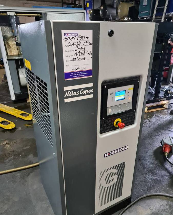 Kompresor śrubowy Atlas Copco GA 15 VSD ff + - Air compressor: picture 3 Kompresor śrubowy Atlas Copco GA 15 VSD ff + - Air compressor: picture 3