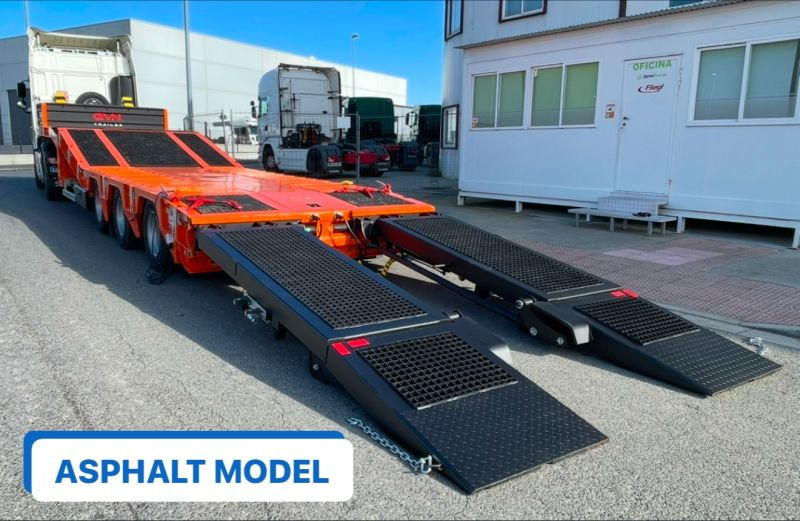 New Low loader semi-trailer GVN Trailer 3 AXLE HYDRAULIC PLATFORM LOWBED: picture 10