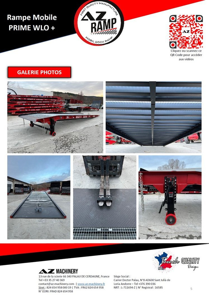 AZ RAMP-PRIME PRIME WLO + 8 . Industrial Mobil Loading Ramp - Loading ramp: picture 5 AZ RAMP-PRIME PRIME WLO + 8 . Industrial Mobil Loading Ramp - Loading ramp: picture 5