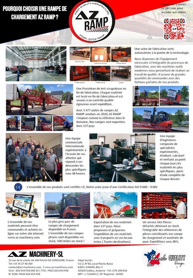 New Loading ramp AZ RAMP-PRIME XS-6 .  Industrial Mobil Loading Ramp: picture 19