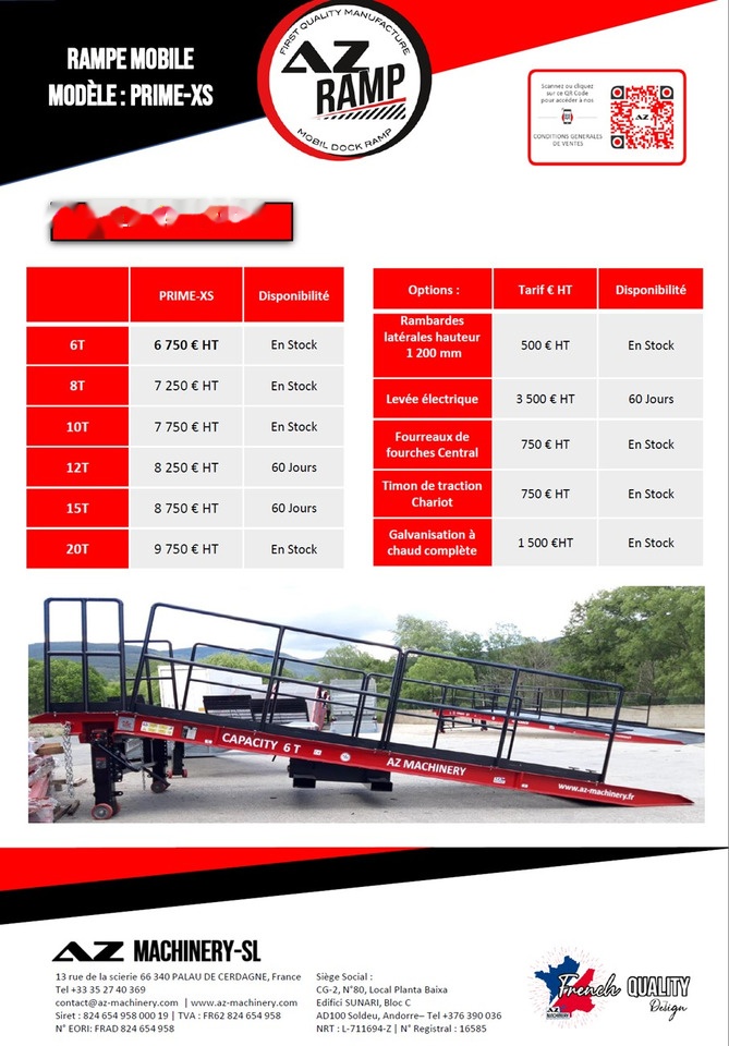 AZ RAMP PRIME XS-6 mobile loading ramp - Loading ramp: picture 4 AZ RAMP PRIME XS-6 mobile loading ramp - Loading ramp: picture 4