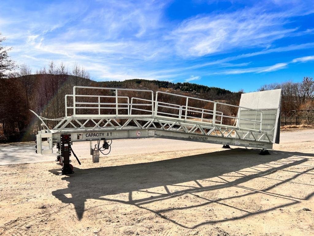 New Loading ramp Loading Ramp with with hydraulic tilting bridge -  AZ RAMP - STAR- 8T FULL GALVA: picture 9