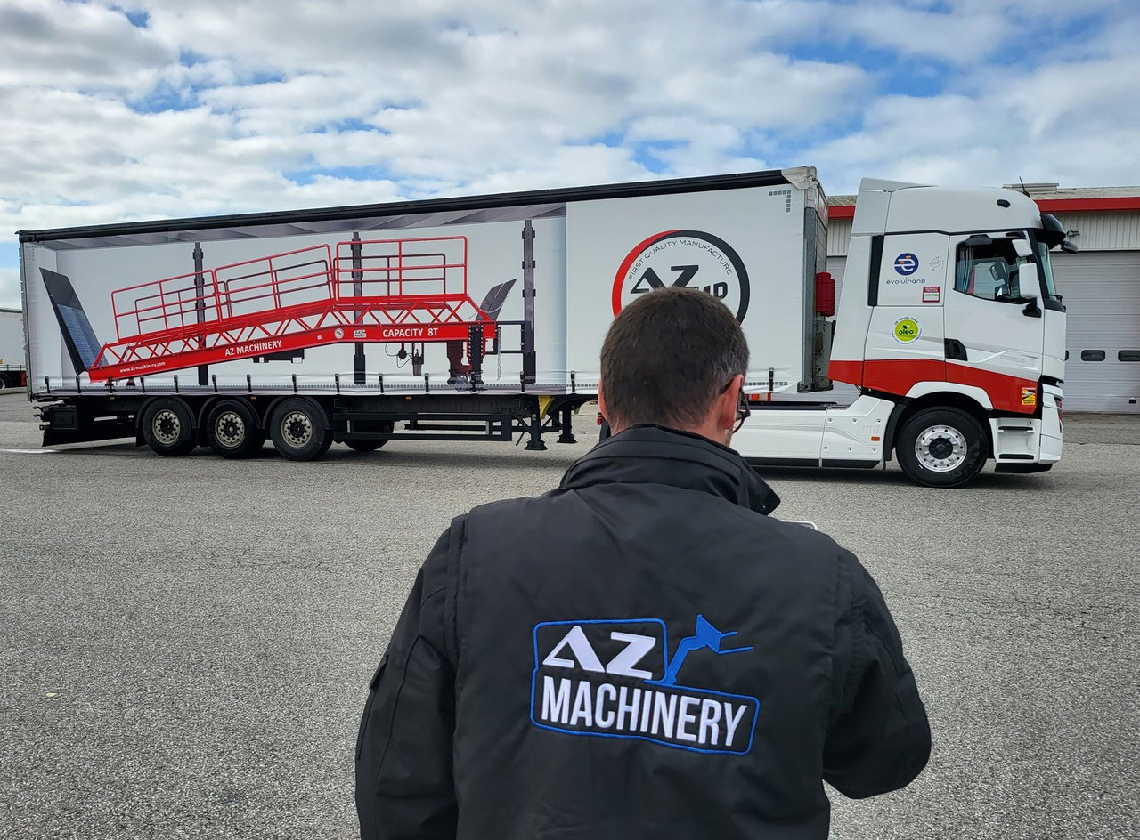 New Loading ramp Loading Ramp with with hydraulic tilting bridge -  AZ RAMP - STAR- 8T FULL GALVA: picture 18