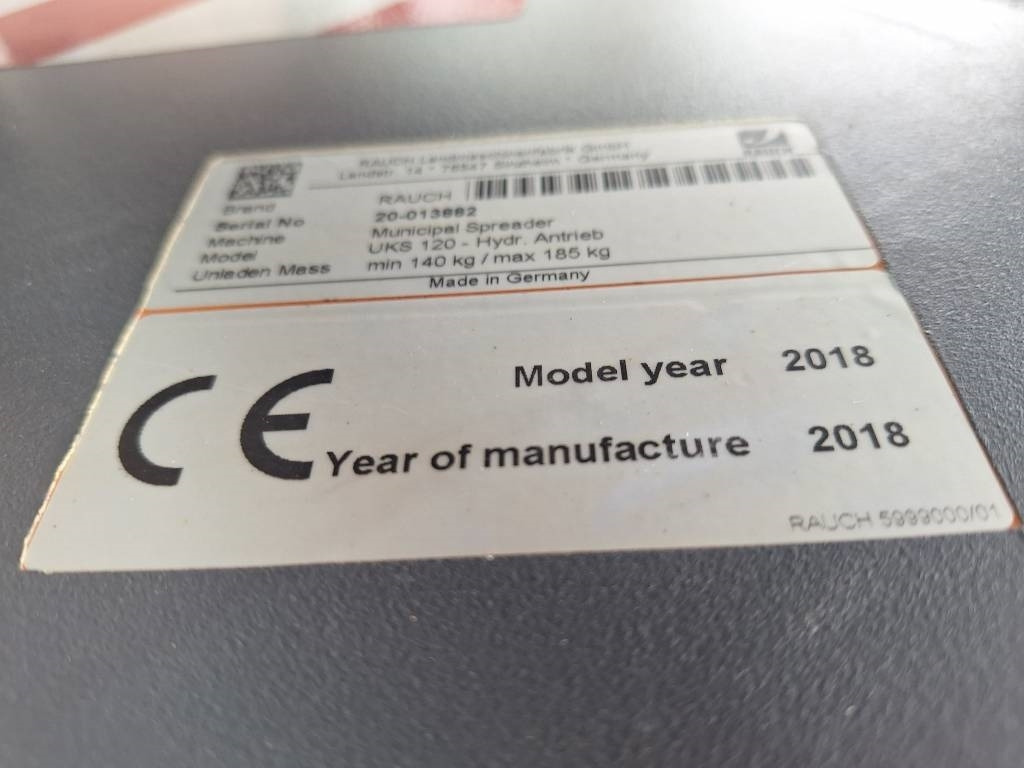 Sand/ Salt spreader for Municipal/ Special vehicle Rauch UKS 120: picture 7