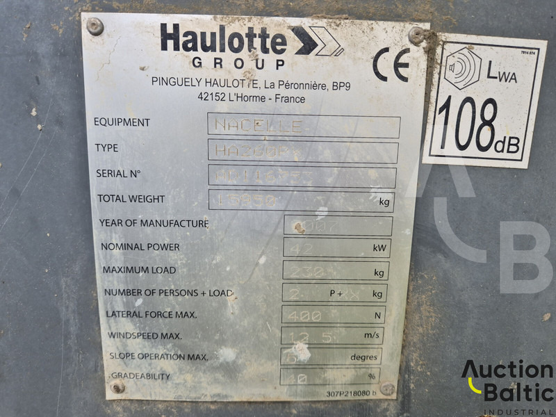 Articulated boom lift Haulotte HA 260 PX: picture 20