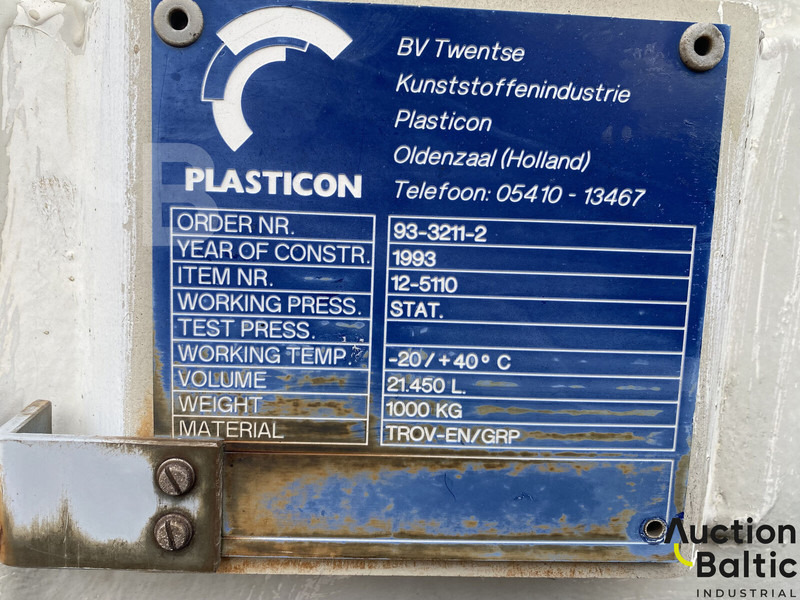 Plasticon Tank 21 m3 (Cisterna 21 m3) - Tanker truck: picture 5 Plasticon Tank 21 m3 (Cisterna 21 m3) - Tanker truck: picture 5