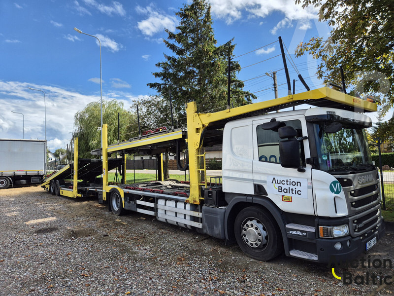Scania P 450 - Car transporter truck: picture 2 Scania P 450 - Car transporter truck: picture 2