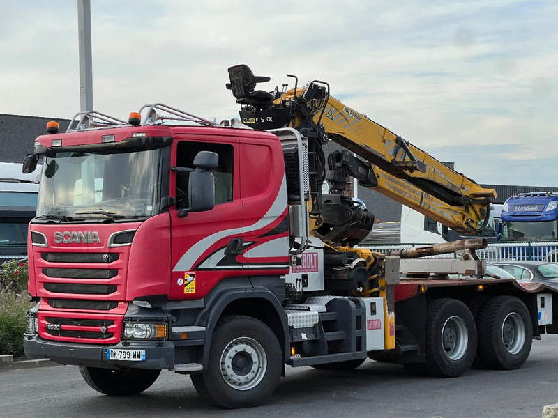 Scania R580 6x4 full steel*3pedal opticruise*R580 V8* - Timber truck: picture 4 Scania R580 6x4 full steel*3pedal opticruise*R580 V8* - Timber truck: picture 4
