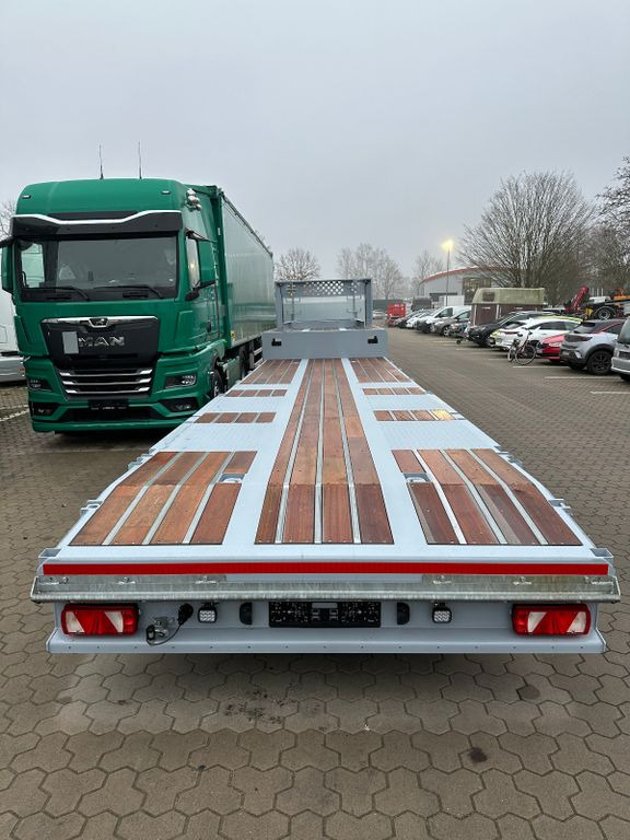 3-Achser Tieflader Zwangslenkung Betonteile - Low loader semi-trailer: picture 5 3-Achser Tieflader Zwangslenkung Betonteile - Low loader semi-trailer: picture 5