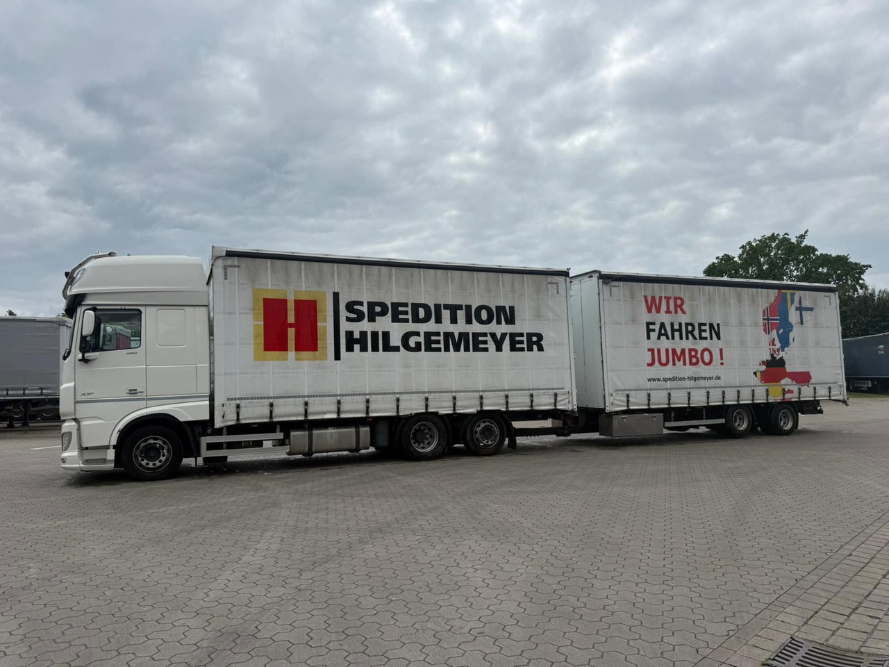 DAF XF 480 FAN LowDeck 6x2 Jumbo Inklusive Anhänger - Curtain side truck: picture 5 DAF XF 480 FAN LowDeck 6x2 Jumbo Inklusive Anhänger - Curtain side truck: picture 5