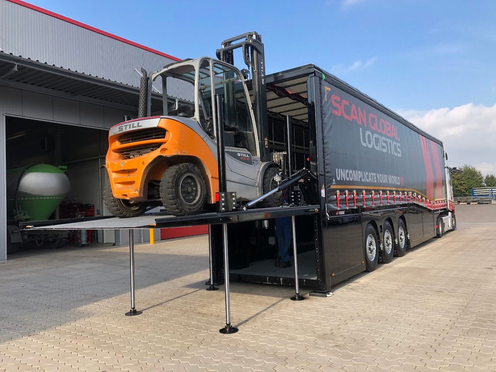 Innenlader Zwischenlader Gabelstaplertransporter - Low loader semi-trailer: picture 5 Innenlader Zwischenlader Gabelstaplertransporter - Low loader semi-trailer: picture 5