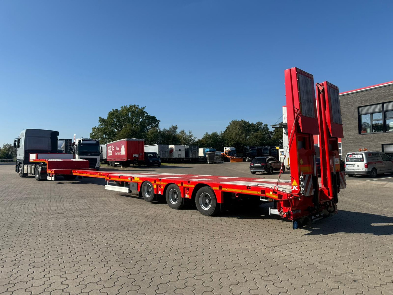 Kässbohrer K.SLA 3 / 1N-18/30 Ausziehbarer Tieflader - Low loader semi-trailer: picture 4 Kässbohrer K.SLA 3 / 1N-18/30 Ausziehbarer Tieflader - Low loader semi-trailer: picture 4