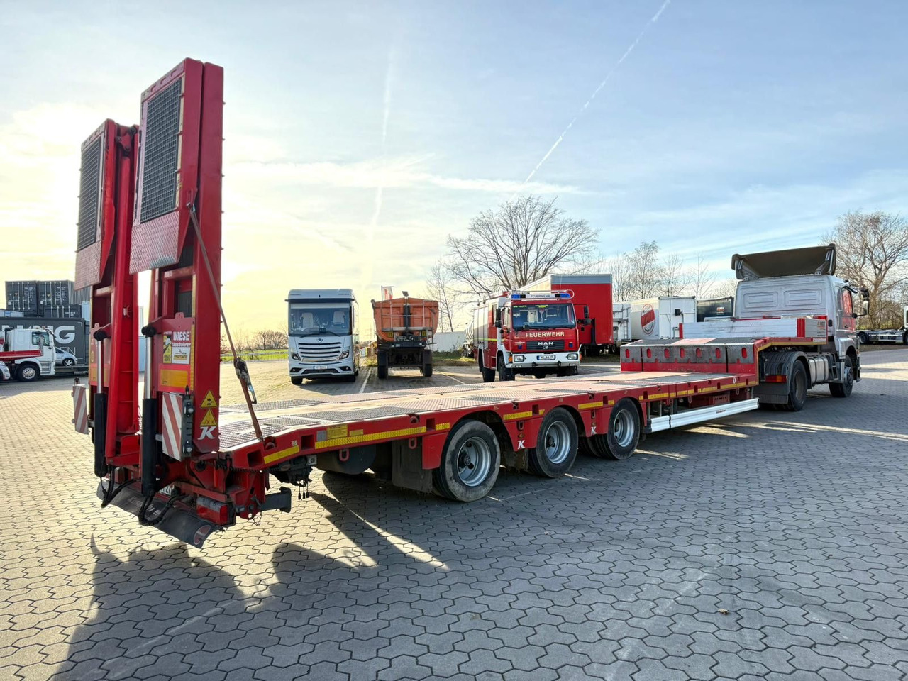 Kässbohrer K.SLA.HS Tieflader teleskopierbar hydr. Hochbett - Low loader semi-trailer: picture 2 Kässbohrer K.SLA.HS Tieflader teleskopierbar hydr. Hochbett - Low loader semi-trailer: picture 2