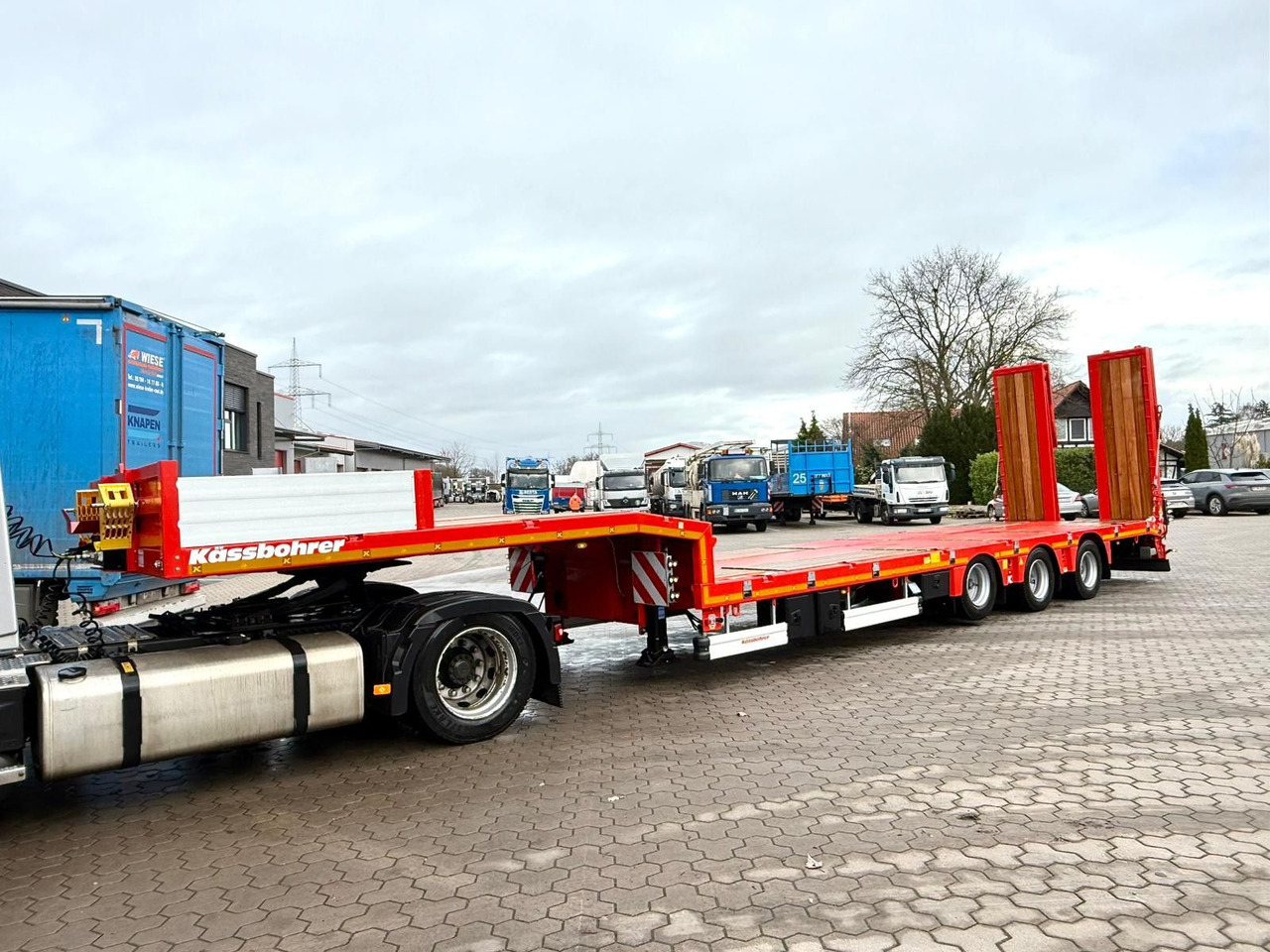 Kässbohrer K.SLS 3 / 0N 18/30 Tieflader mit hydr. Rampen - Low loader semi-trailer: picture 3 Kässbohrer K.SLS 3 / 0N 18/30 Tieflader mit hydr. Rampen - Low loader semi-trailer: picture 3