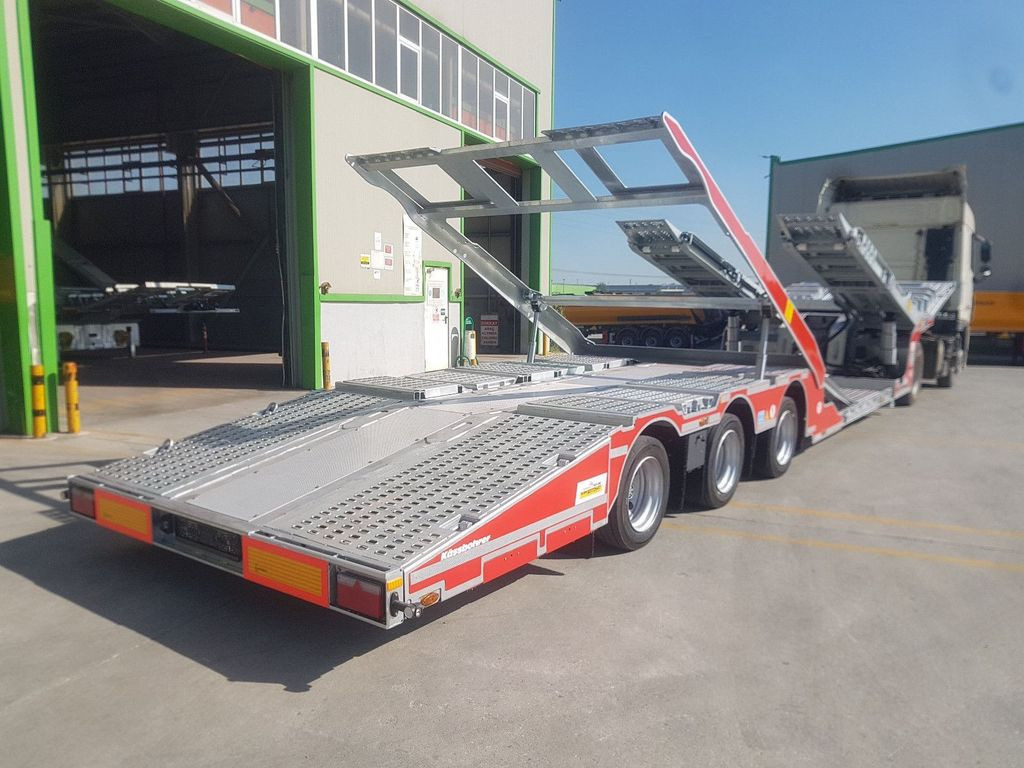 New Autotransporter semi-trailer Kässbohrer K.SOK Truck/Car Transporter, Novagrau: picture 12