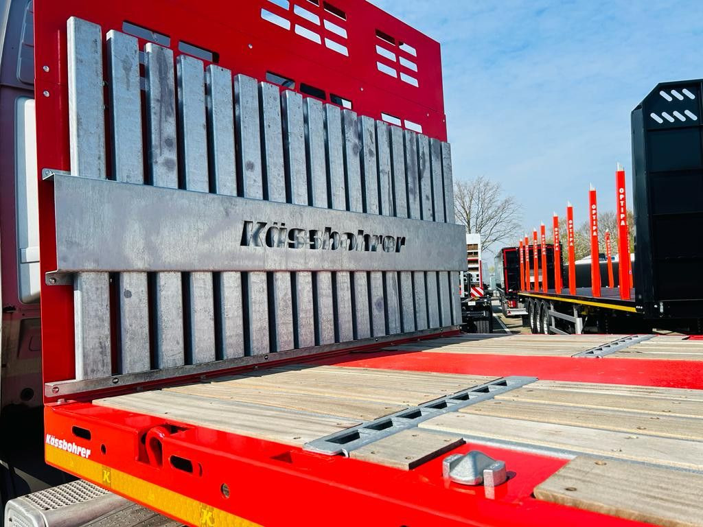 New Dropside/ Flatbed semi-trailer Kässbohrer Maxima SPAX Tele HD Plattform Auflieger: picture 9