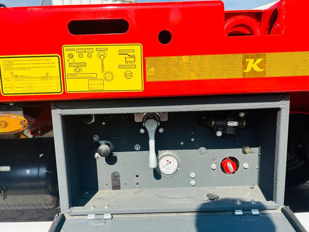 New Dropside/ Flatbed semi-trailer Kässbohrer Maxima SPAX Tele HD Plattform Auflieger: picture 12