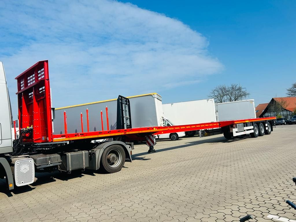 Kässbohrer Maxima SPAX Tele HD Plattform Auflieger Kässbohrer Maxima SPAX Tele HD Plattform Auflieger - Dropside/ Flatbed semi-trailer: picture 2 Kässbohrer Maxima SPAX Tele HD Plattform Auflieger Kässbohrer Maxima SPAX Tele HD Plattform Auflieger - Dropside/ Flatbed semi-trailer: picture 2