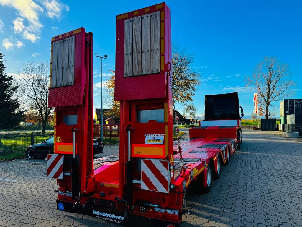 Kässbohrer SLAR3 Ausziehbares Tiefbett mit Radmulden Kässbohrer SLAR3 Tele Tiefbett Radmulden metallisiert - Low loader semi-trailer: picture 3 Kässbohrer SLAR3 Ausziehbares Tiefbett mit Radmulden Kässbohrer SLAR3 Tele Tiefbett Radmulden metallisiert - Low loader semi-trailer: picture 3