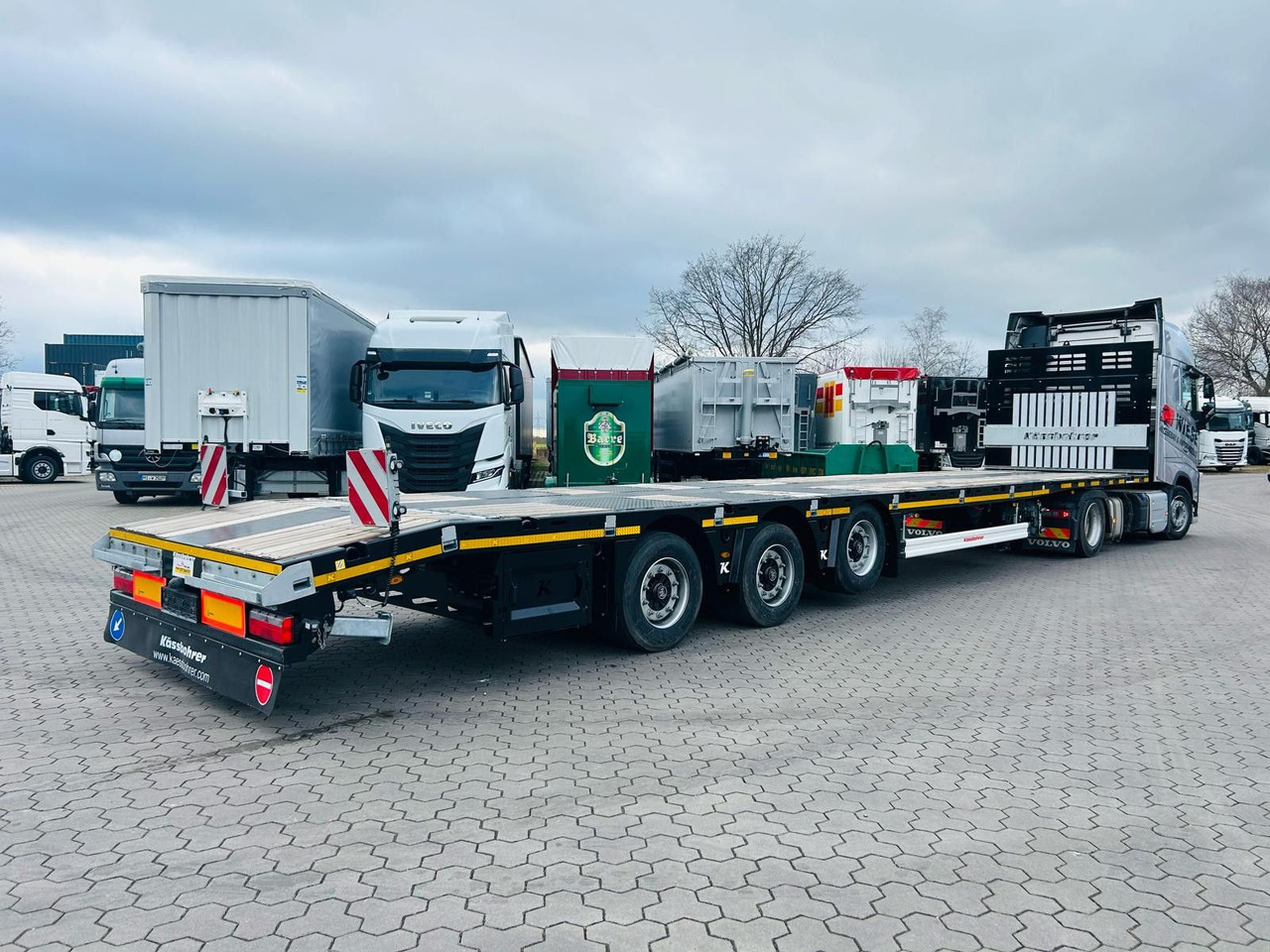 Kässbohrer SPS Mega Schwerlast Plattform Lenkachse - Dropside/ Flatbed semi-trailer: picture 2 Kässbohrer SPS Mega Schwerlast Plattform Lenkachse - Dropside/ Flatbed semi-trailer: picture 2