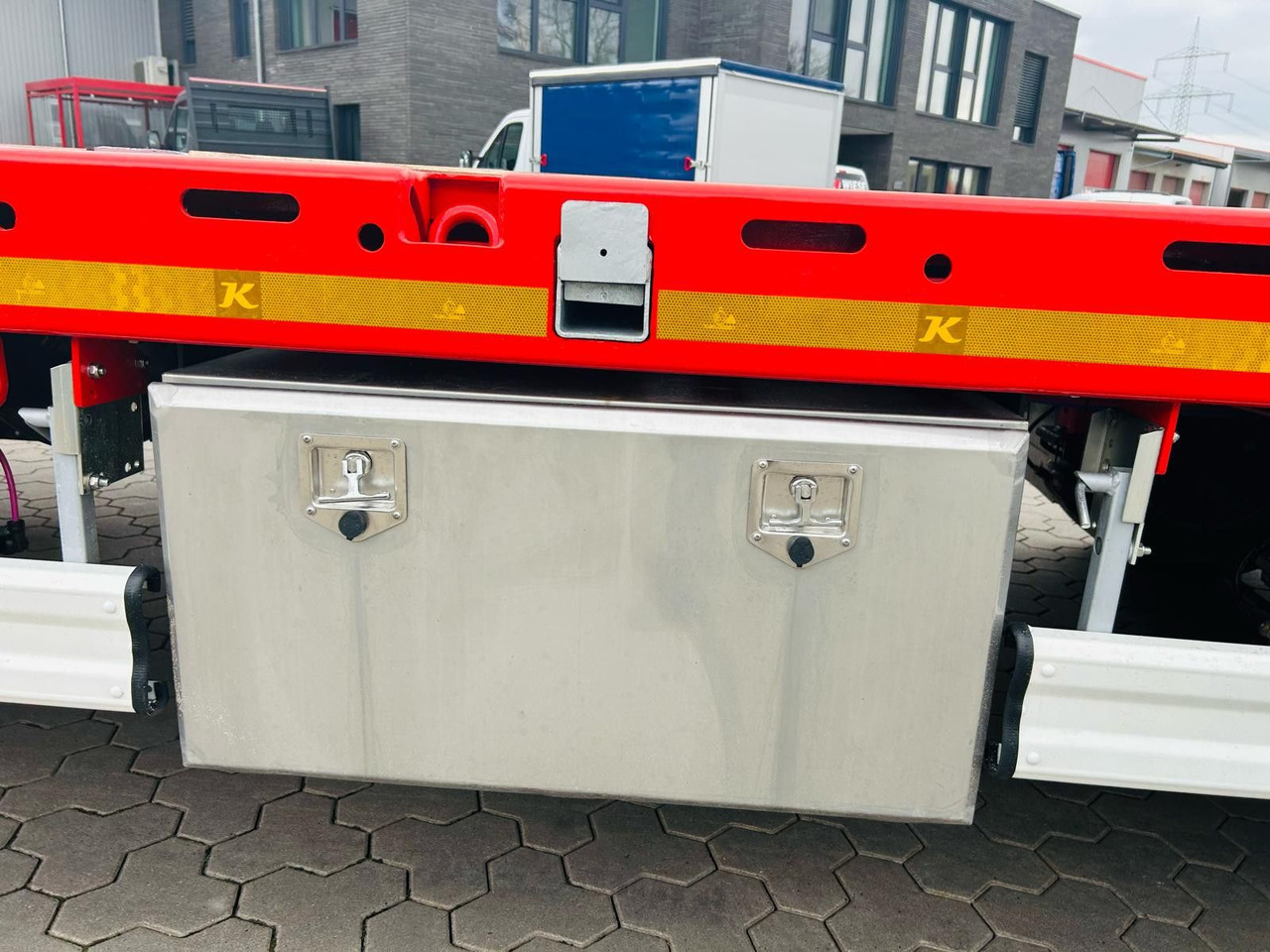 Dropside/ Flatbed semi-trailer Kässbohrer SPS Mega Schwerlast Plattform Lenkachse: picture 8
