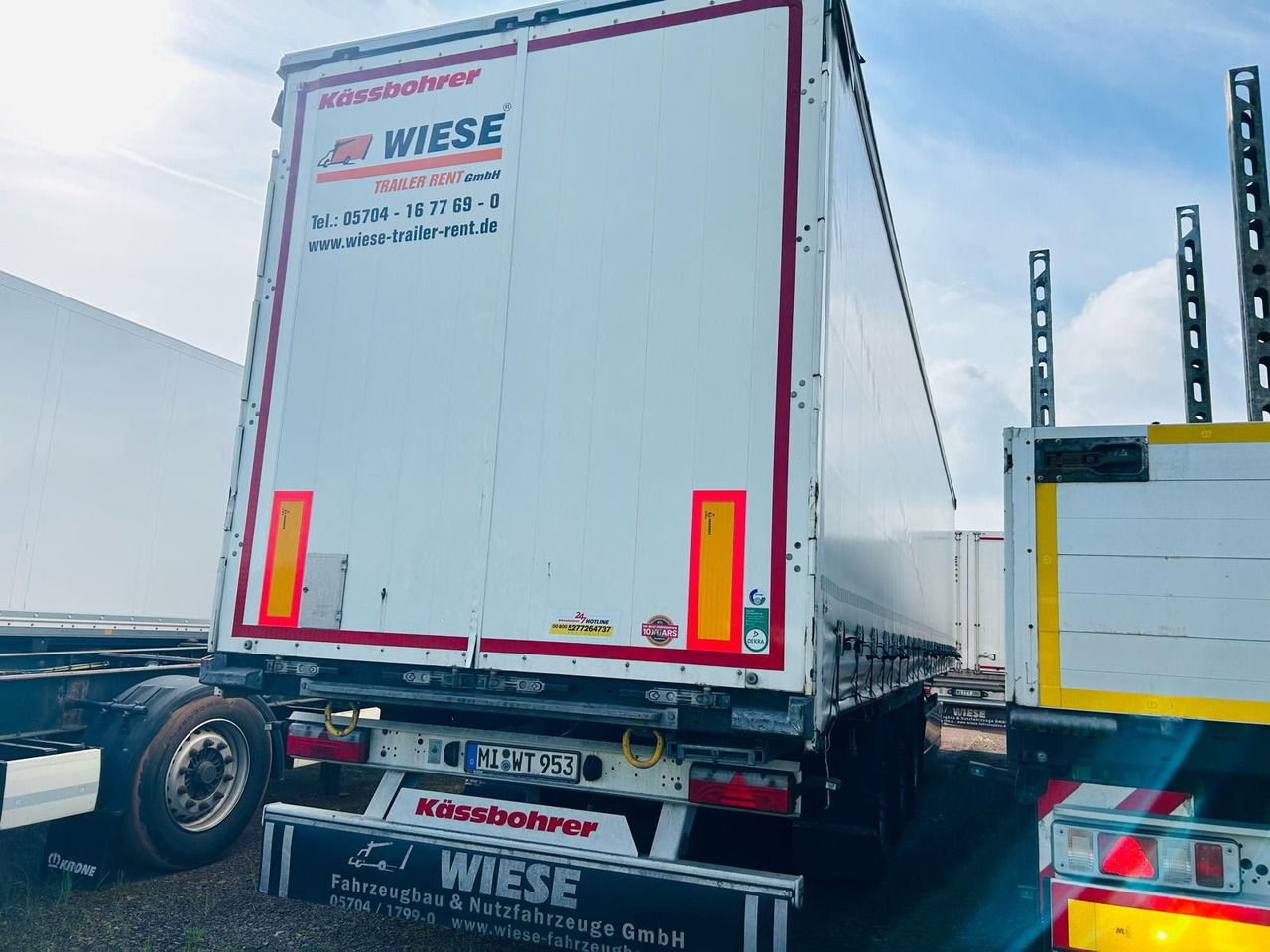 Kässbohrer Schiebeplanen Auflieger - Curtainsider semi-trailer: picture 2 Kässbohrer Schiebeplanen Auflieger - Curtainsider semi-trailer: picture 2