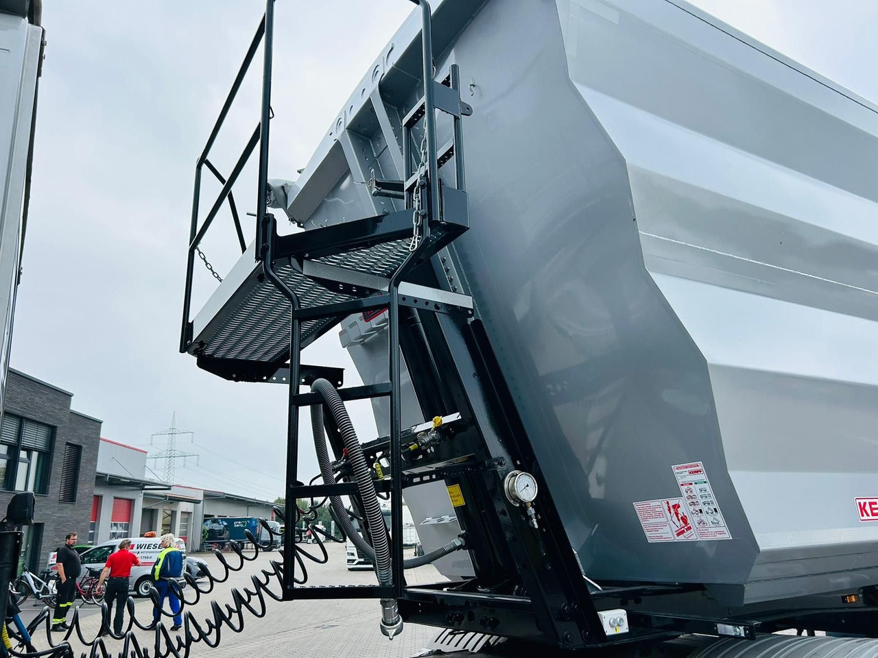 Tipper semi-trailer Kempf SKM 36/3 SHL-Light 3-Achs Stahl Kipper 51m³: picture 6