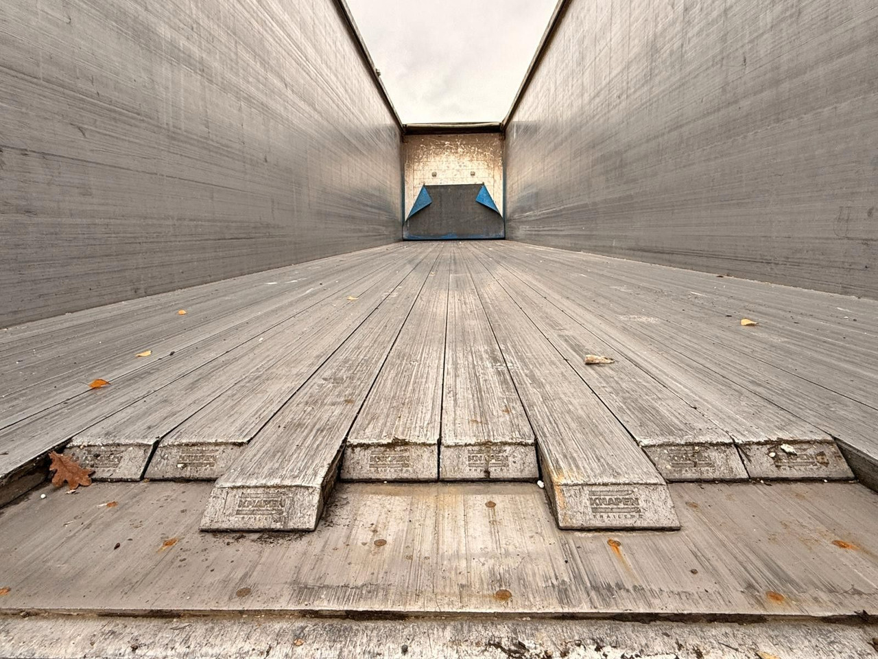 Walking floor semi-trailer Knapen K100 Schubboden 92m³ 10mm Boden Powersheet: picture 9