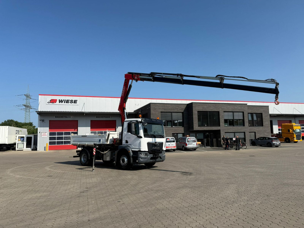 MAN TGM 18.320 4x2 BB mit Fassi F135 Kipper Kran - Tipper, Crane truck: picture 2 MAN TGM 18.320 4x2 BB mit Fassi F135 Kipper Kran - Tipper, Crane truck: picture 2