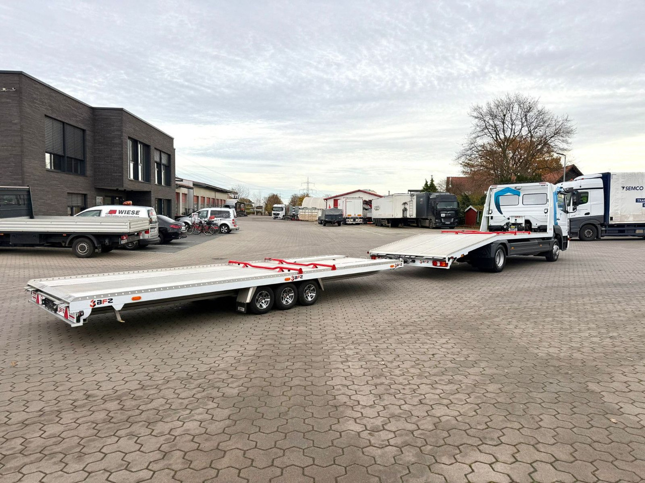 Mercedes-Benz Atego 918L Autotransporter mit BFZ Anhänger - Car transporter truck: picture 5 Mercedes-Benz Atego 918L Autotransporter mit BFZ Anhänger - Car transporter truck: picture 5