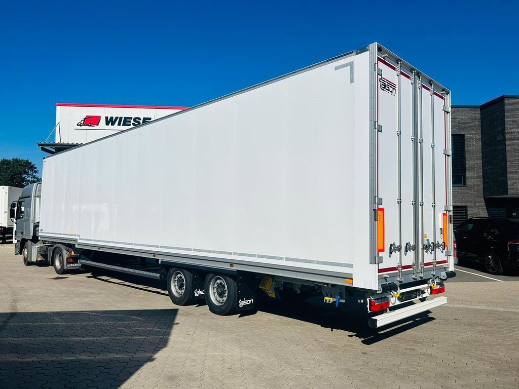 Talson 2-Achs Mega Kofferauflieger  Event Trucking  - Closed box semi-trailer: picture 1 Talson 2-Achs Mega Kofferauflieger  Event Trucking  - Closed box semi-trailer: picture 1