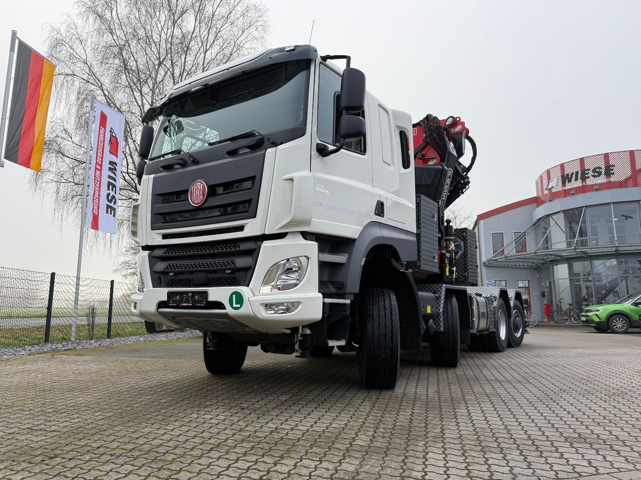 Dropside/ Flatbed truck, Crane truck Tatra 41.500 8x8 Phoenix Fassi F710 Kran: picture 7