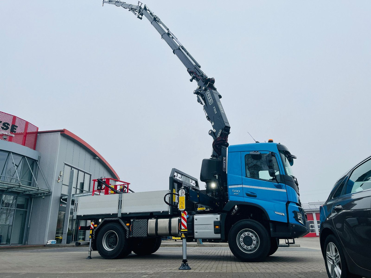 Crane truck Volvo FMX 500 inkl. F345RB.2.24 & L324 +V20 & Korb: picture 8
