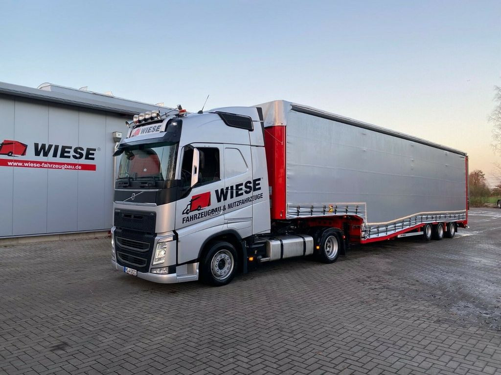 Wiese Gabelstaplertransporter mit Rampe - Low loader semi-trailer: picture 2 Wiese Gabelstaplertransporter mit Rampe - Low loader semi-trailer: picture 2